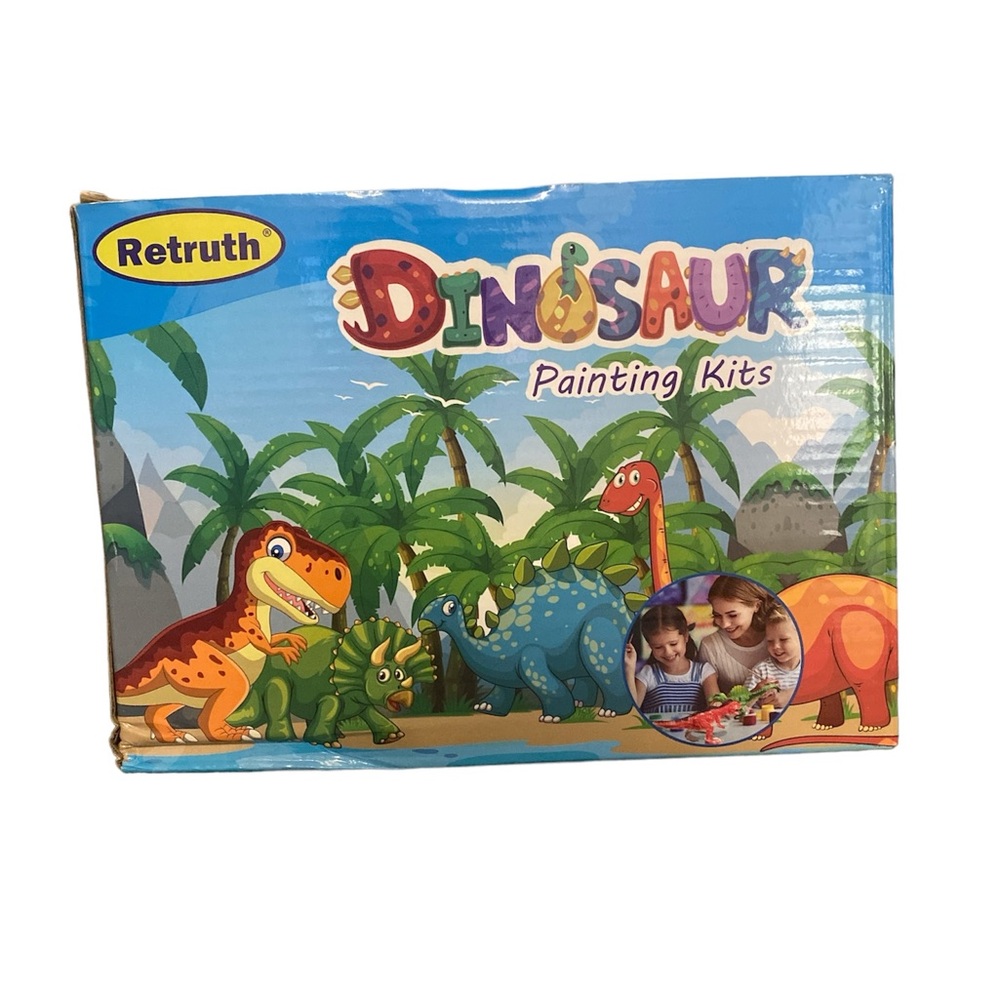 DINOSAUR PAINTING KIT Dino Play Mat DIY Paint World for Kids Children By RETRUTH - Picture 2 of 4